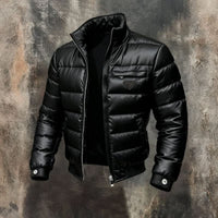 Freddie | Sleek And Modern Gloss-Finish Puffer Jacket