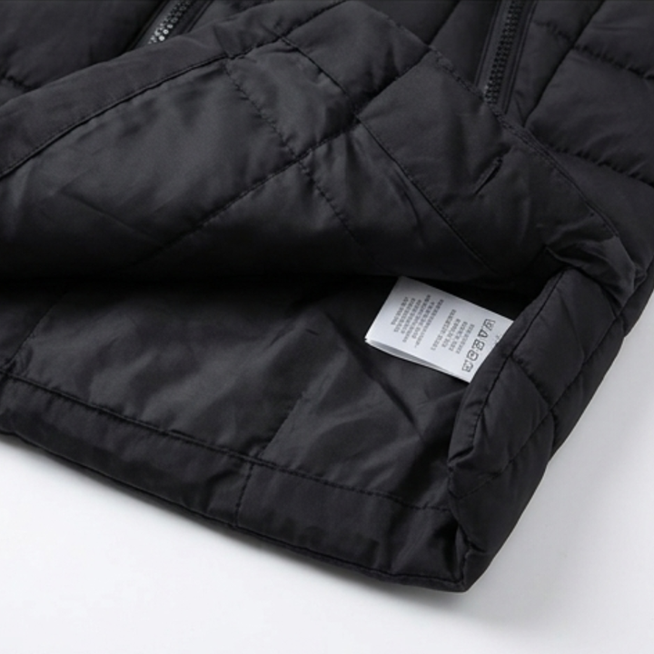 Covara | Long Quilted Puffer Vest with Hood for Women