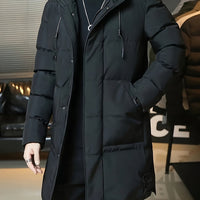 Lucas | Modern And Versatile Hooded Longline Puffer Jacket
