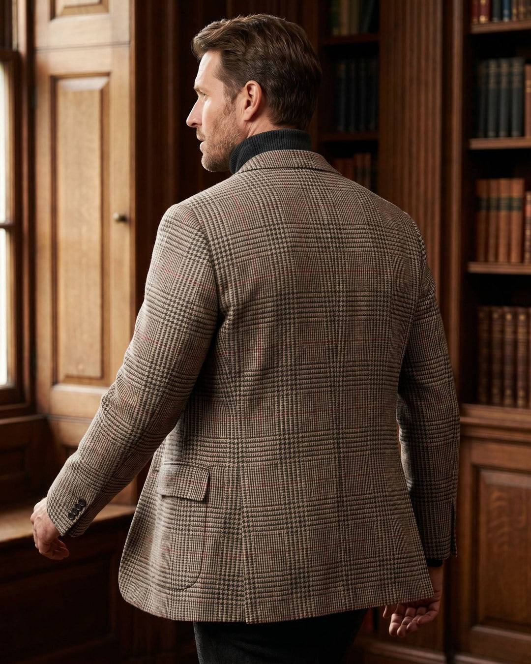 Montclair | Blazer – Soft-Textured Glen Plaid Style for Men