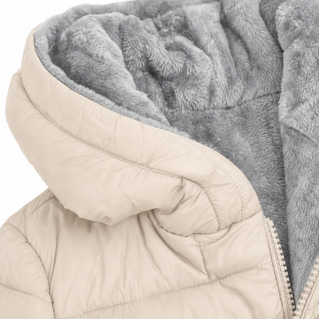 Cozelle | Quilted Hooded Insulated Puffer Coat