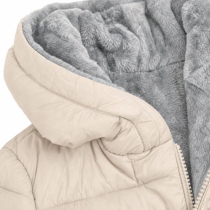 Cozelle | Quilted Hooded Insulated Puffer Coat