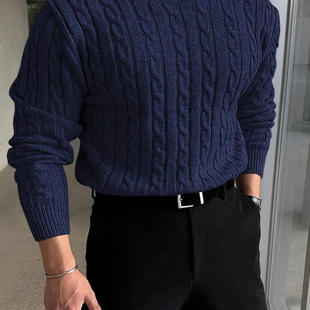 Jonas | Cable Knit Sweater – Everyday Comfort for Men