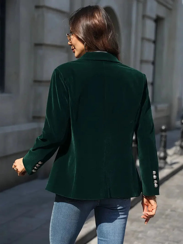 Isabelle | Blazer en velours luxueux et intemporel
