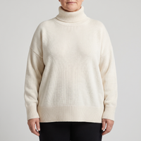 Angelika | Relaxed Oversized Cashmere Turtleneck Sweater