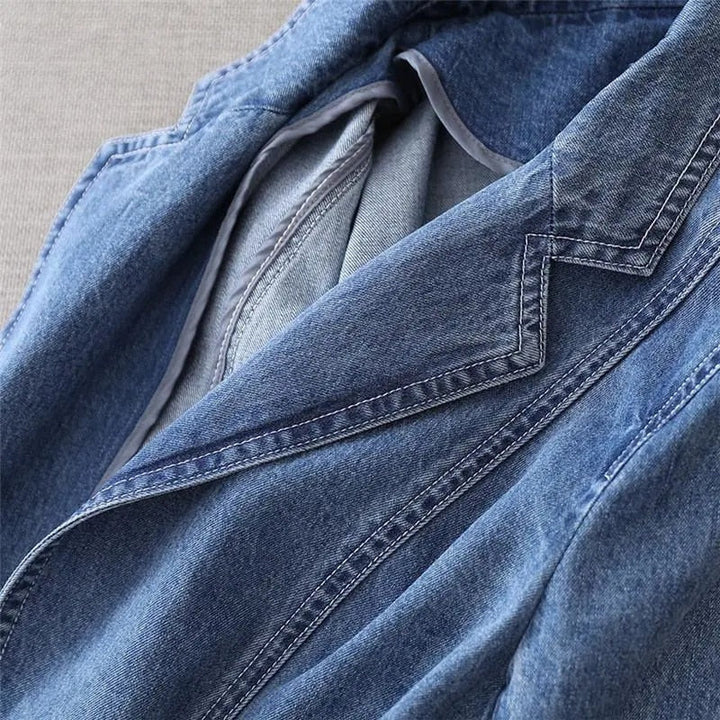 Maya | Blazer in denim casual ed elegante