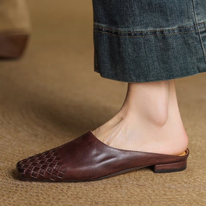 Harper | Mules eleganti e comode in pelle intrecciata