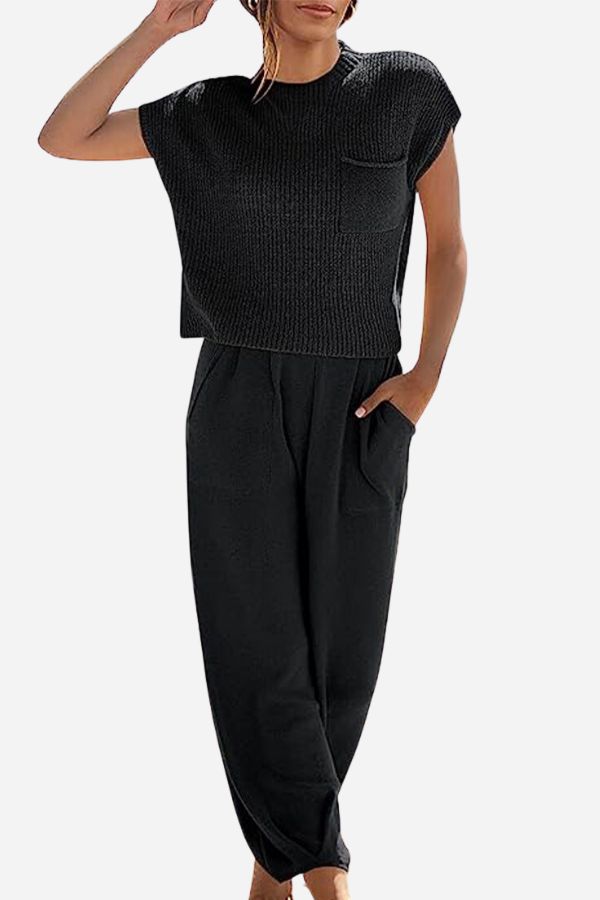 Hannah | Completo moderno e comodo in maglia di due pezzi