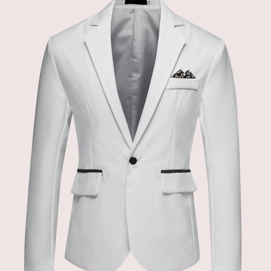 William | Business Blazer – Slim-Fit Single-Button Style for Men