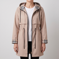 Camille | Elegant And Refined Hooded Waterproof Jacket