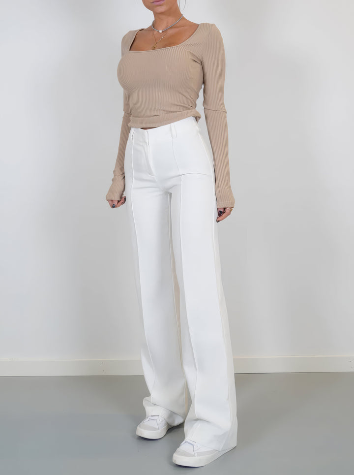 Emma | Pantaloni da tutti i giorni senza tempo e dalla vestibilità rilassata a gamba larga