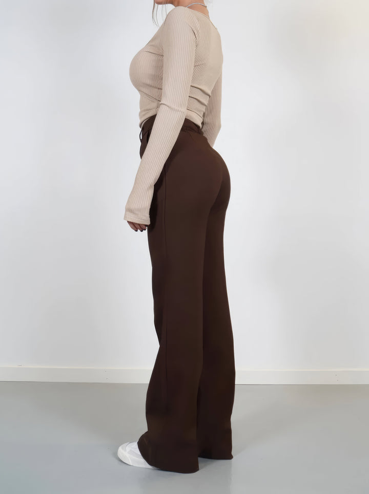 Emma | Pantaloni da tutti i giorni senza tempo e dalla vestibilità rilassata a gamba larga