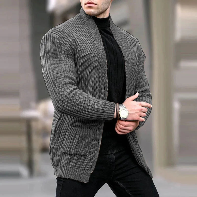 Ethan | Leichter und lässiger Urban-Utility-Strickcardigan