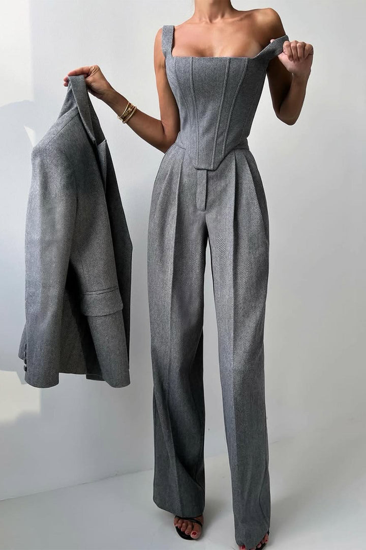 Amelia | Completo da donna moderno e versatile con blazer a tre pezzi