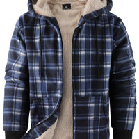 James | Lumberjack Zip-Up Hooded Jacket for Warm Everyday Style