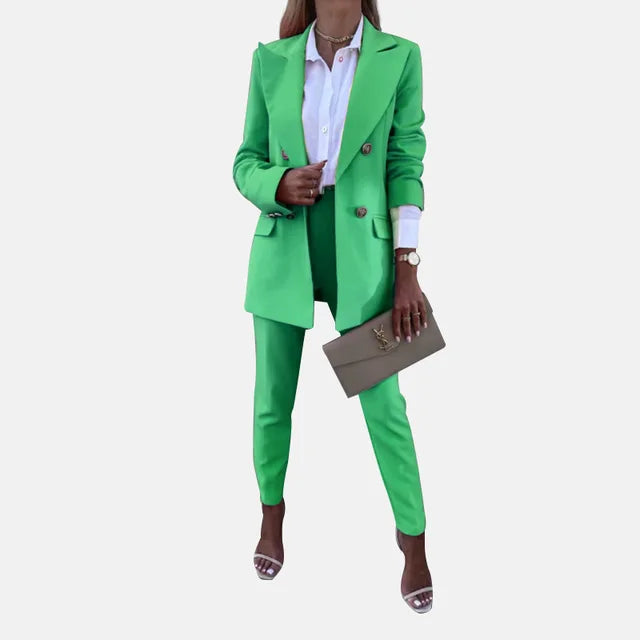 Amelia | Raffinato e sartoriale completo con blazer a due pezzi