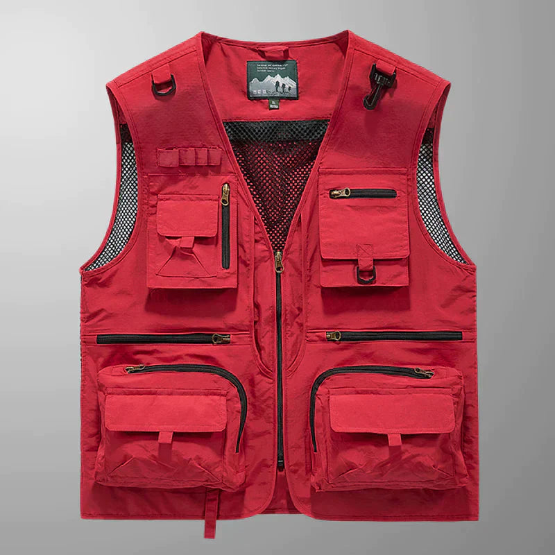 Logan | Gilet cargo da esterno resistente e funzionale