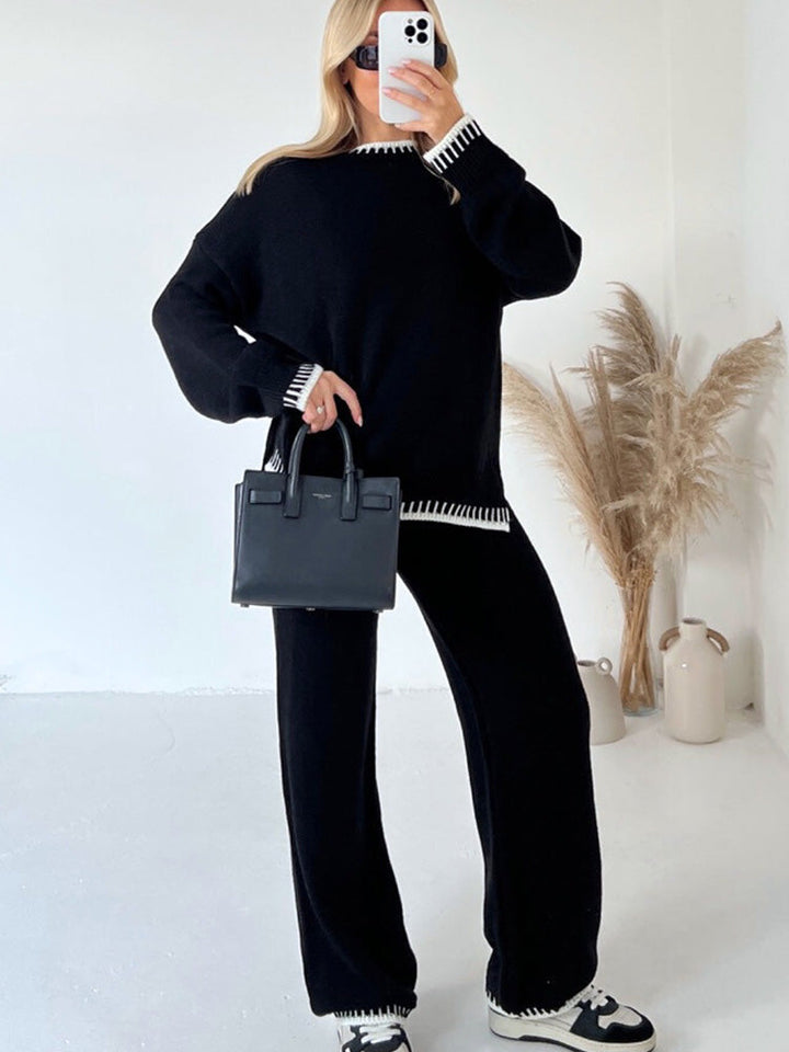 Willow | Comodo ed elegante completo lavorato a maglia a due pezzi
