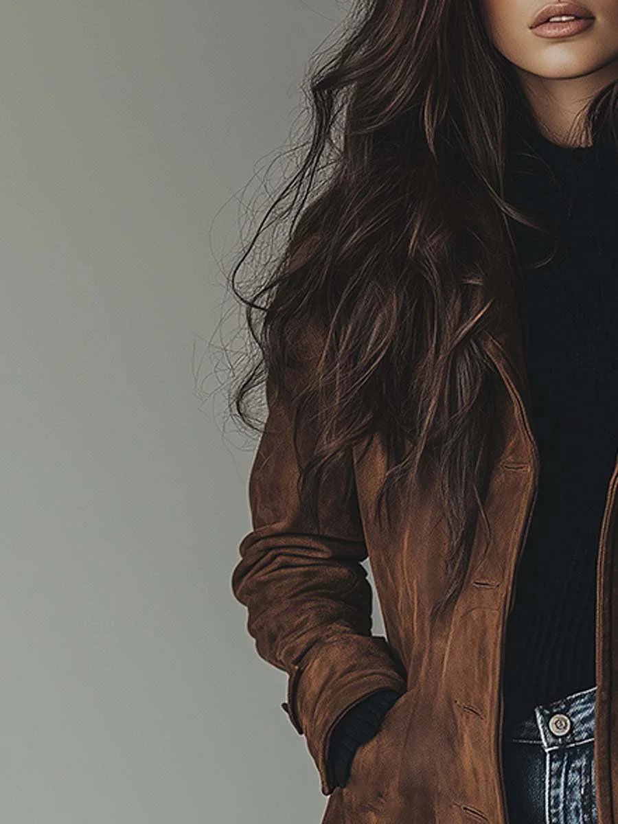 Victoria | Trench lungo doppiopetto elegante