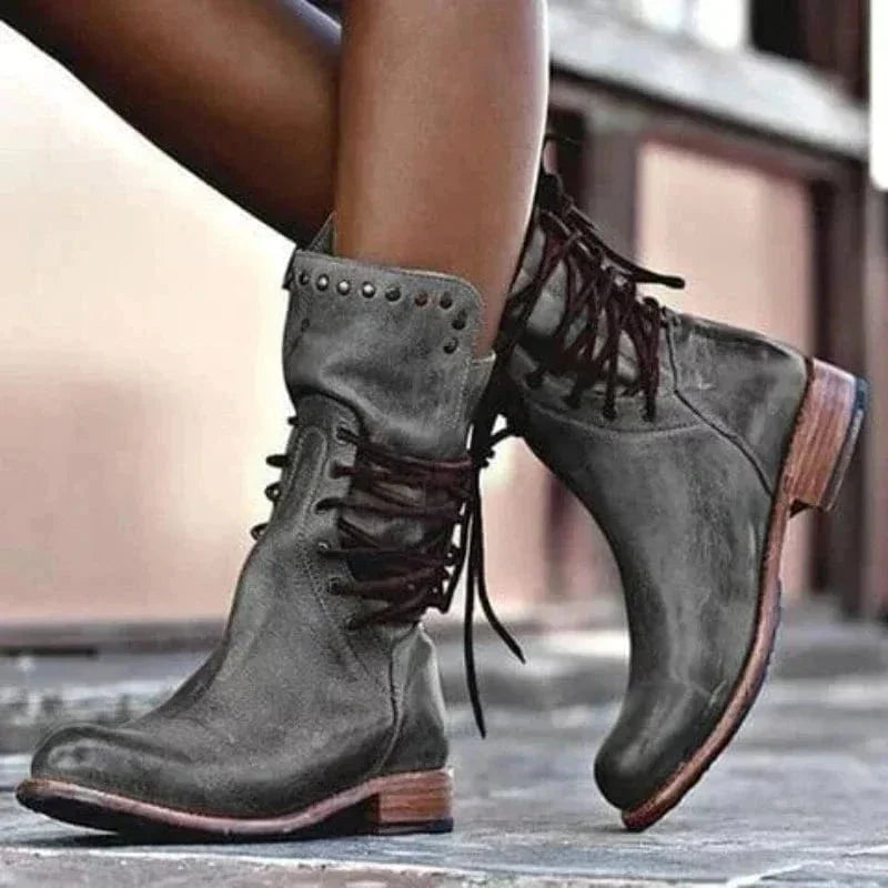 Sienna | Bottines à lacets d’inspiration western