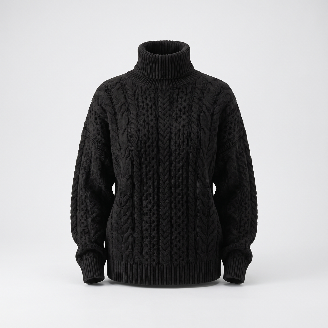Vivara | Cashmere Knit Sweater – Elegant Turtleneck Style for Women