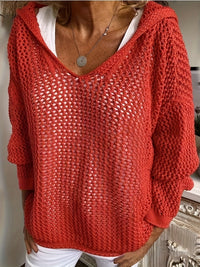 Naomi | Airy Open-Knit Hooded Sweater for Light Layering