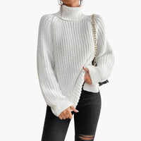 Elowen | Elegant and Oversized Turtleneck Knit Jumper