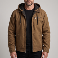 Elliot | Rugged Sherpa-Lined Canvas Bomber Jacket