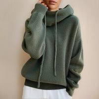 Sienna | Comfortable And Stylish Oversized Turtleneck Hoodie