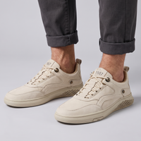 George | Leather and Suede Sneakers with Layered Stitched Detailing