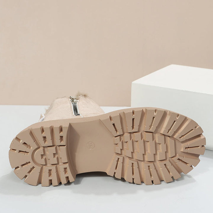 Olivia | Stivaletti in camoscio chic e confortevoli, senza lacci, per l'inverno