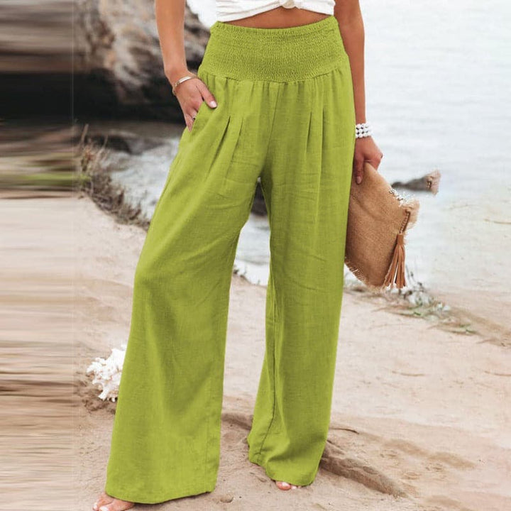 Olivia | Pantaloni estivi chic e versatili a gamba larga