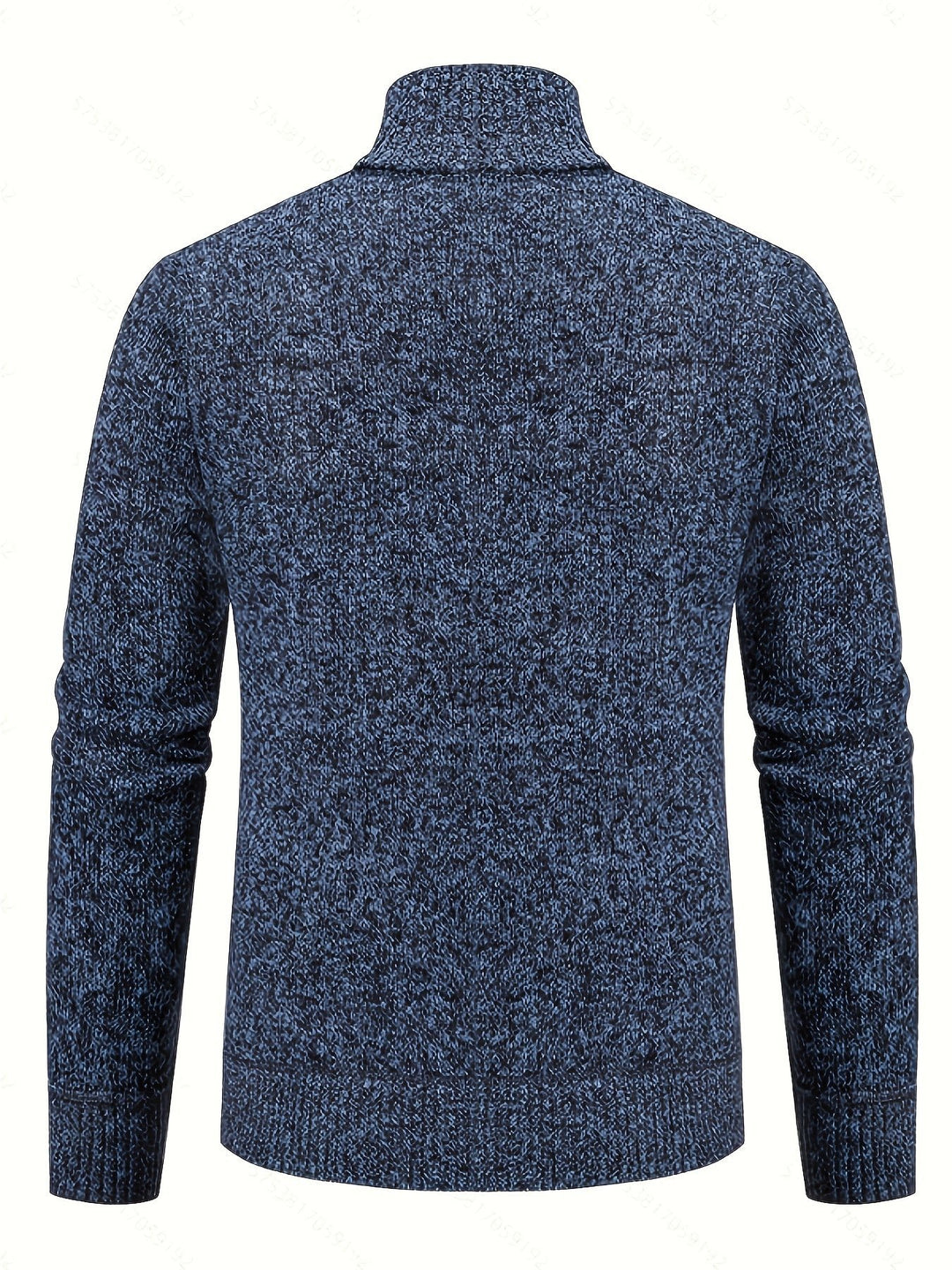Walter | Full-Zip Cardigan – Textured Design for Men
