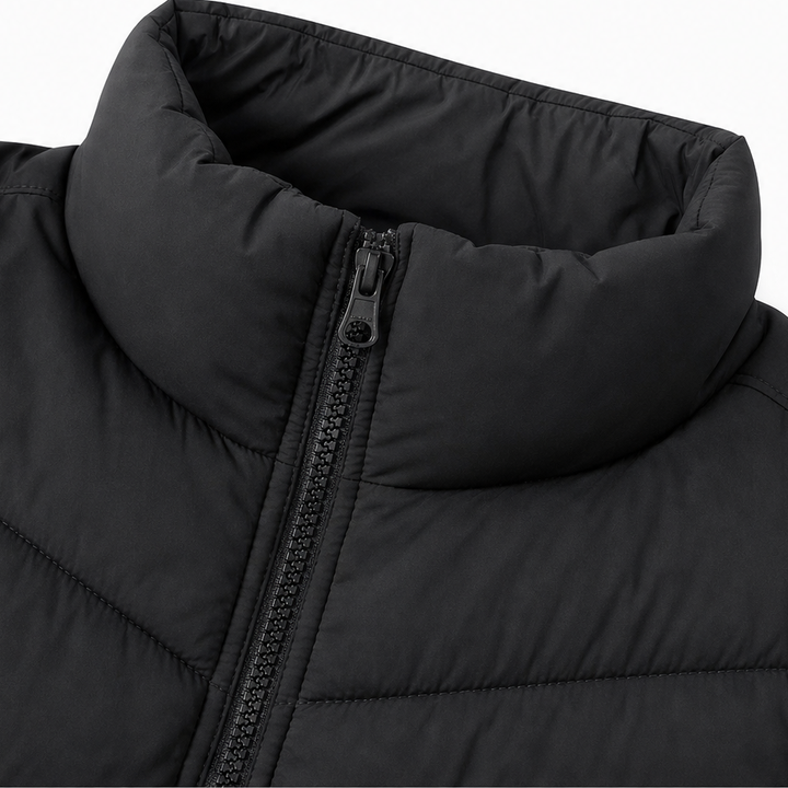 Layerly | Quilted Puffer Vest – Stand Collar Style for Women