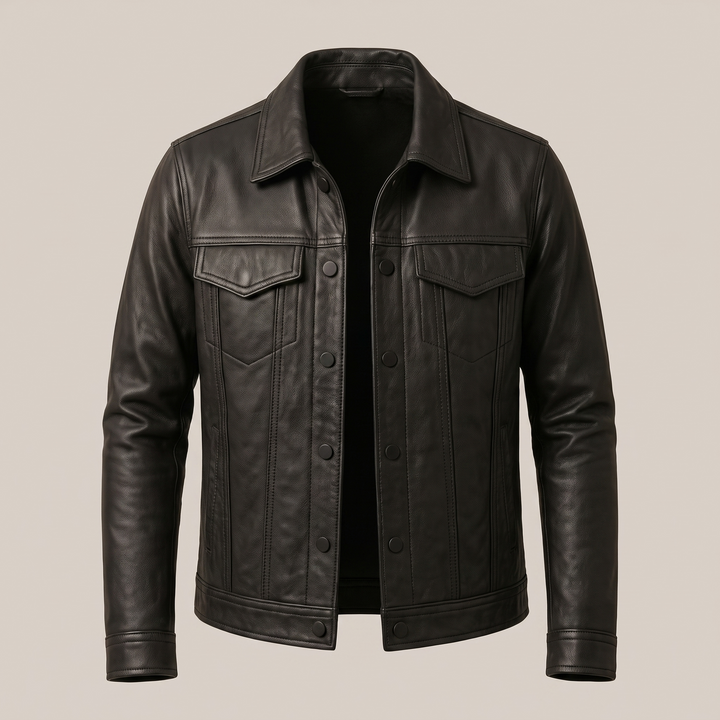 Camden | Leather Jacket – Effortless Edge for Men