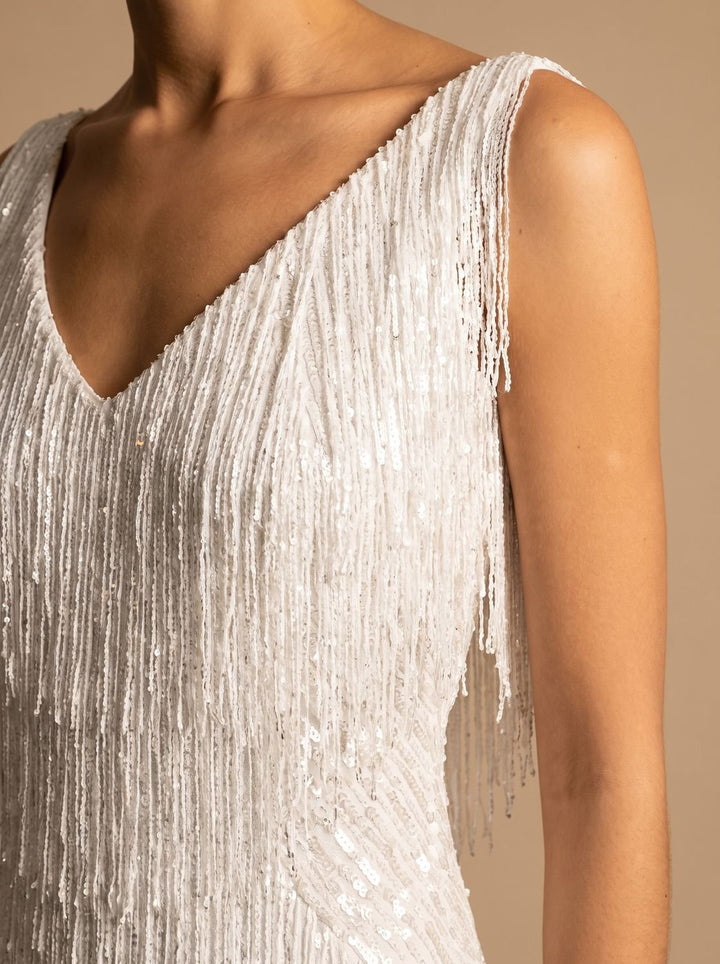 Layla | Sequin Fringe Mini Dress for Women