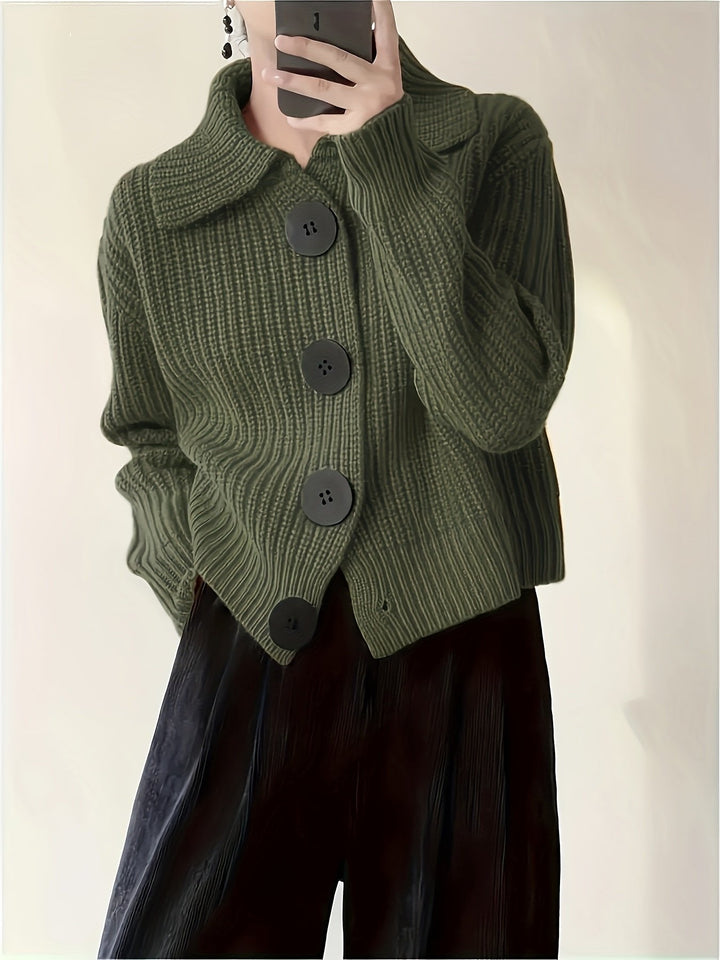 Eileen | Ribbed Knit Sweater for Women in Cozy Orange