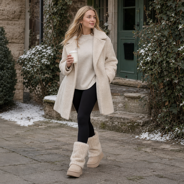 SnugLift | Faux-Fur Platform Mid-Calf Winter Boots