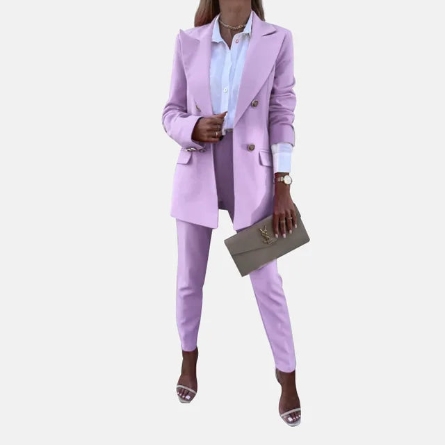Amelia | Raffinato e sartoriale completo con blazer a due pezzi