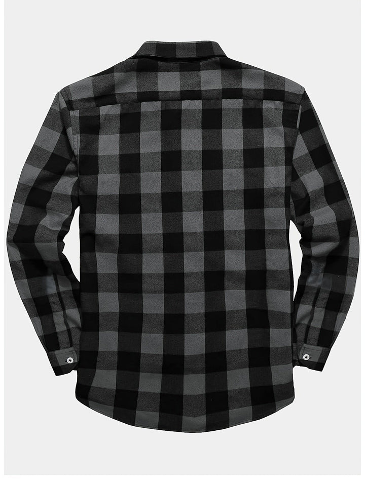 Miles | Flannel Shirt – Classic Checked Style for Men