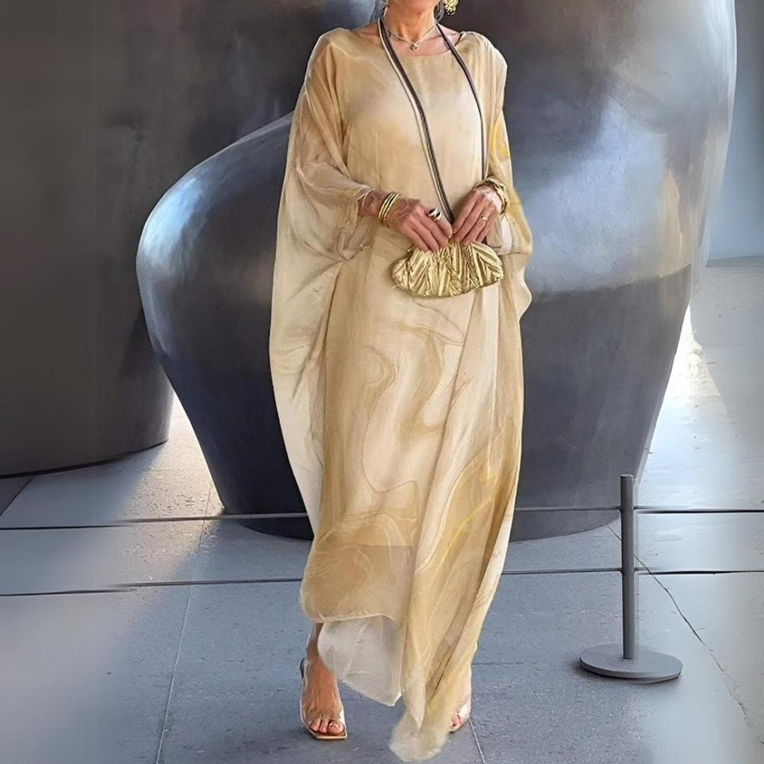 Jessica | Robe longue gracieuse à manches longues