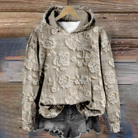 Diana | Cozy And Colorful Floral Jacquard Hoodie