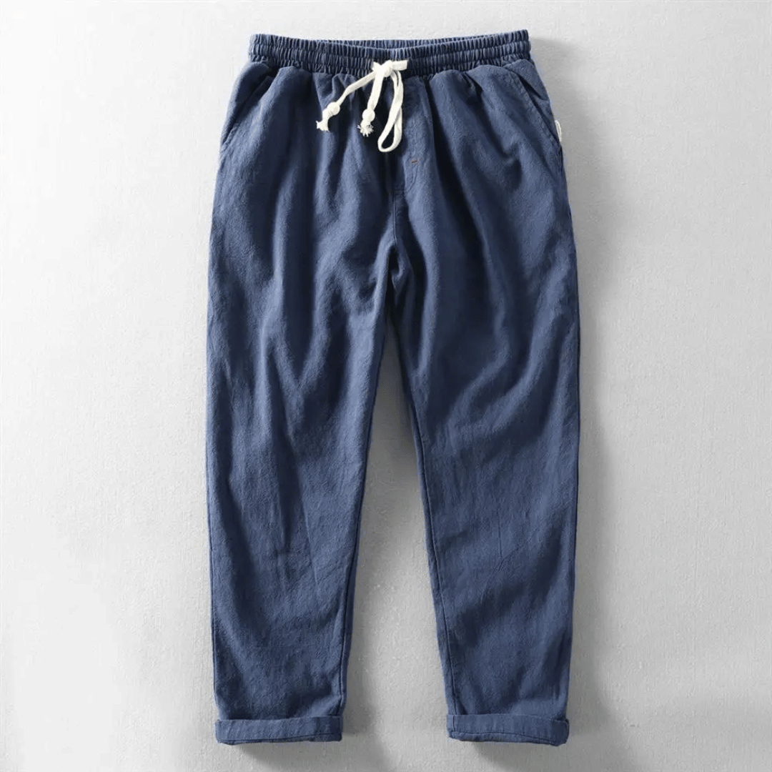 Aaron | Casual Linen Trousers 1