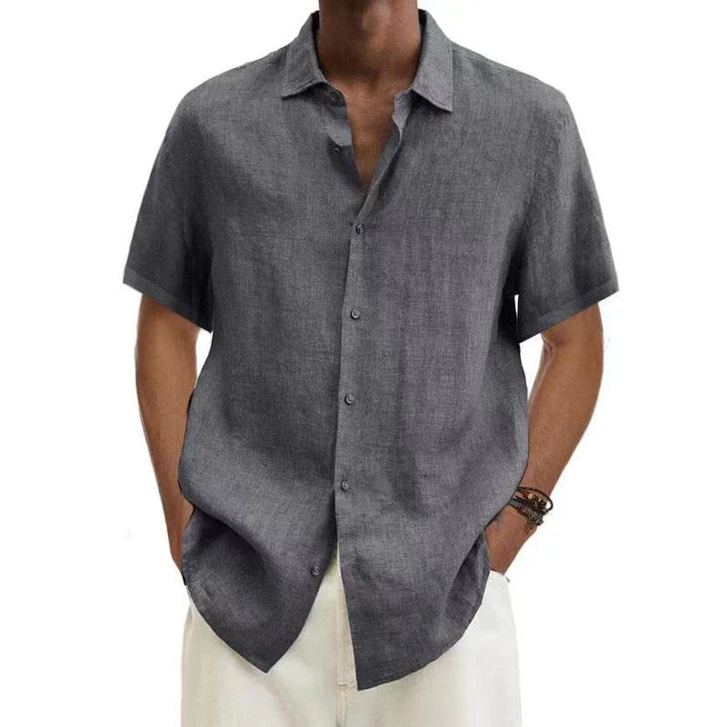Adriaan | Linen Button Down Shirt for Men 3