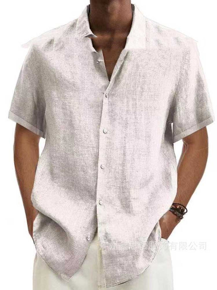 Adriaan | Linen Button Down Shirt for Men 6