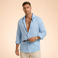 Flynn | Camicia Estiva Moderna e Leggera in Cotone