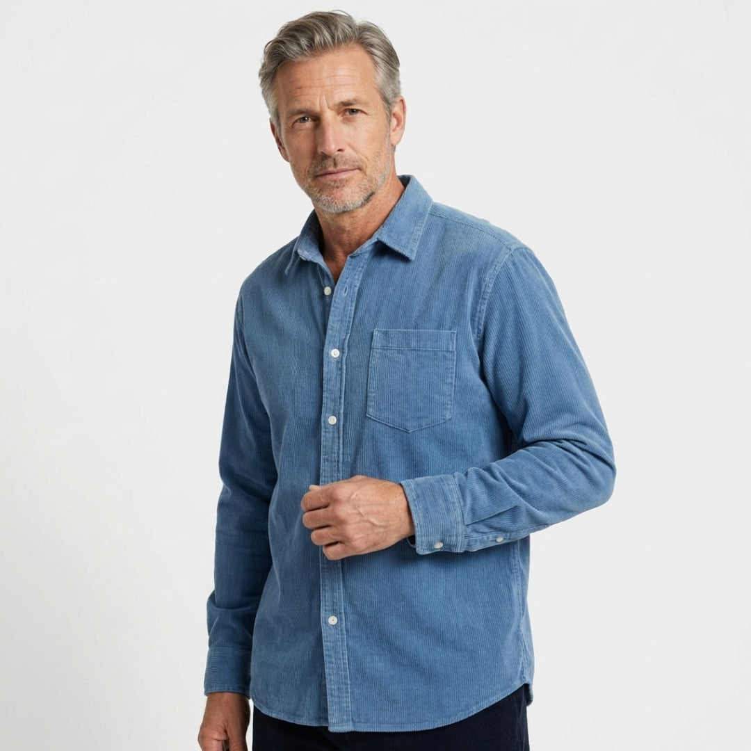 Adriano | Soft, Stylish & Comfortable Men’s Corduroy Shirt 1