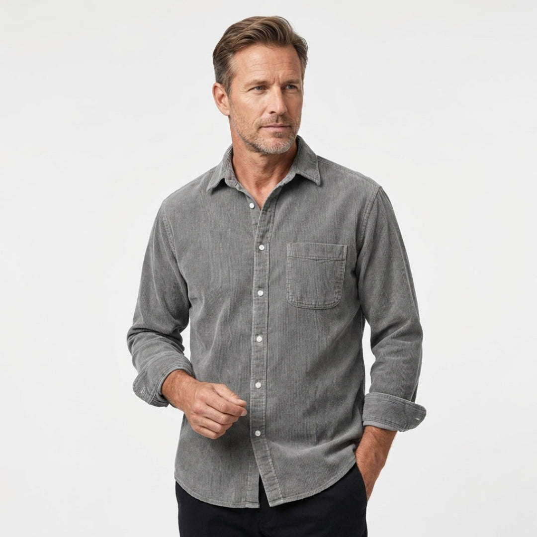 Adriano | Soft, Stylish & Comfortable Men’s Corduroy Shirt 3