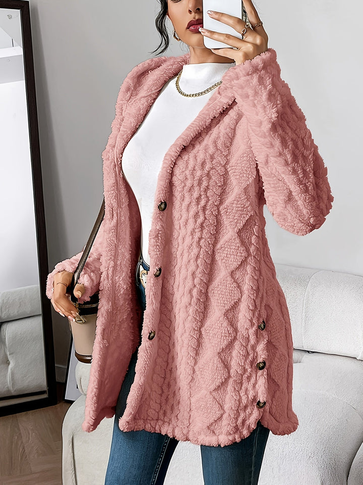 Alaia | Plush Hooded Cardigan for Cozy Comfort 7