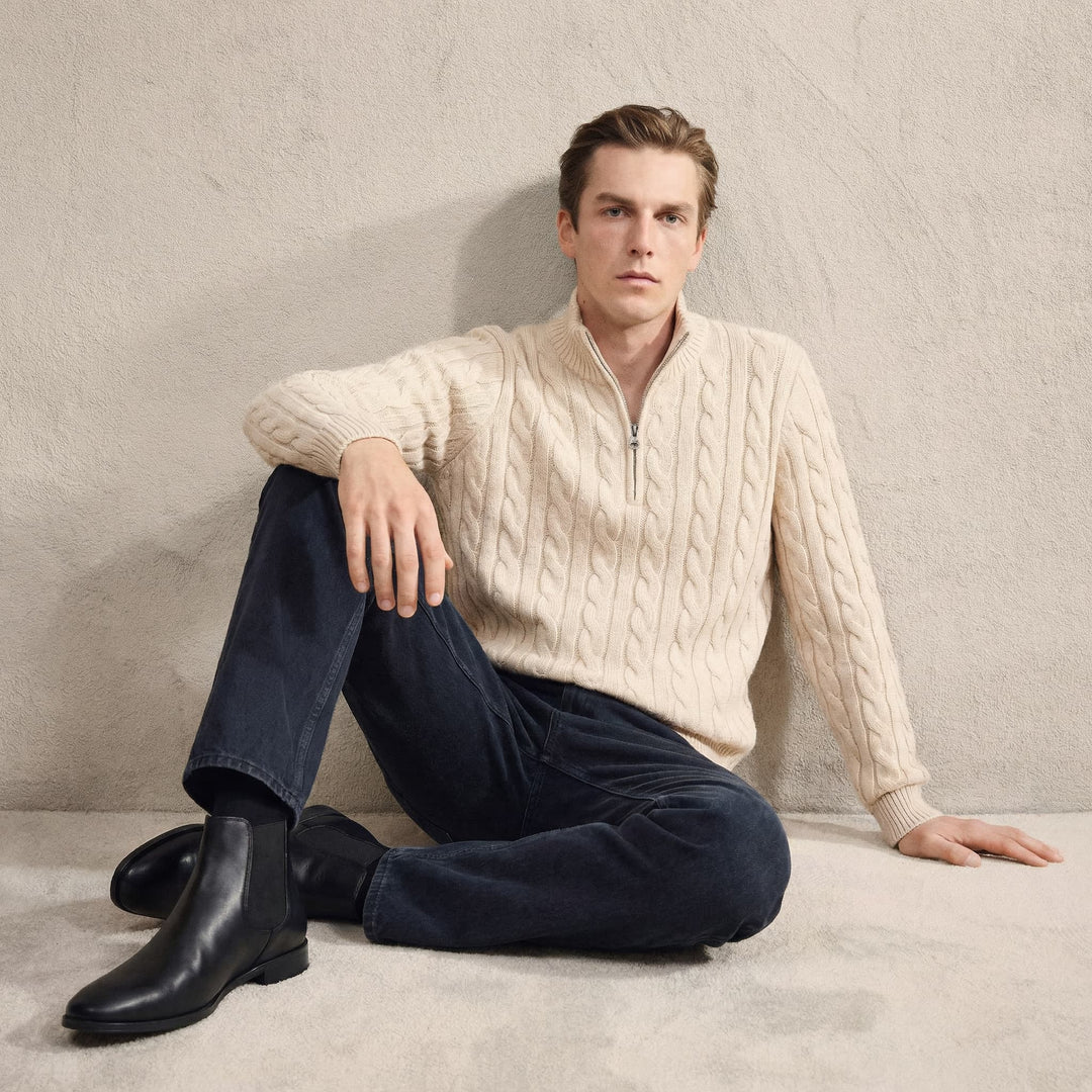 Alaric | Premium Smooth Leather Black Chelsea Boots for Men & Women 1